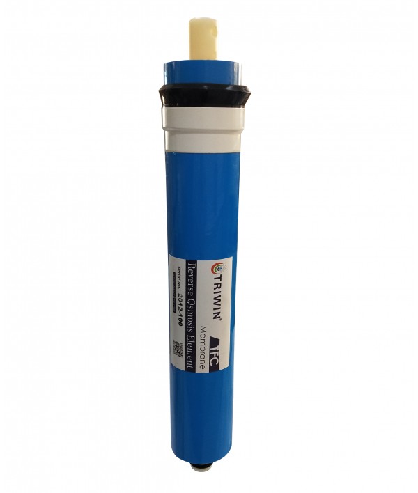 TRIWIN TFC 100 GPD Membrane Suitable for all types of RO Water Purifier. (Works Till 2000 TDS)